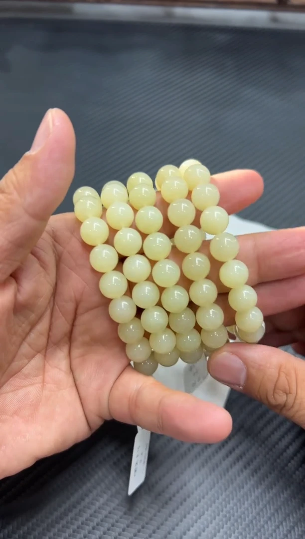 未镶嵌手串和田玉若羌微色差卡10多样性发货拍一发一J