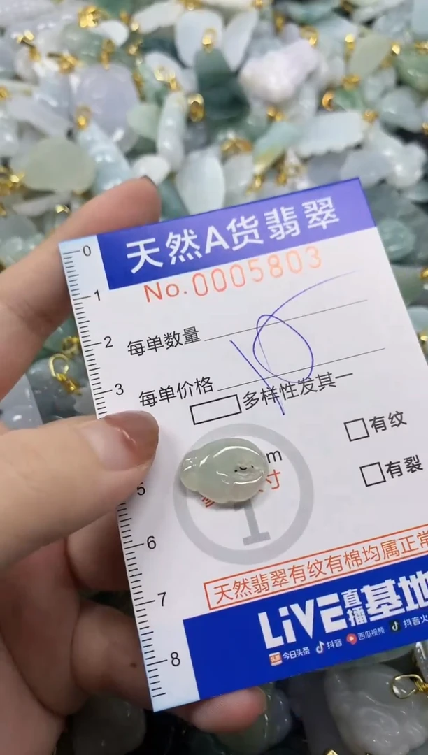 颈饰未镶嵌翡翠天然A货翡翠