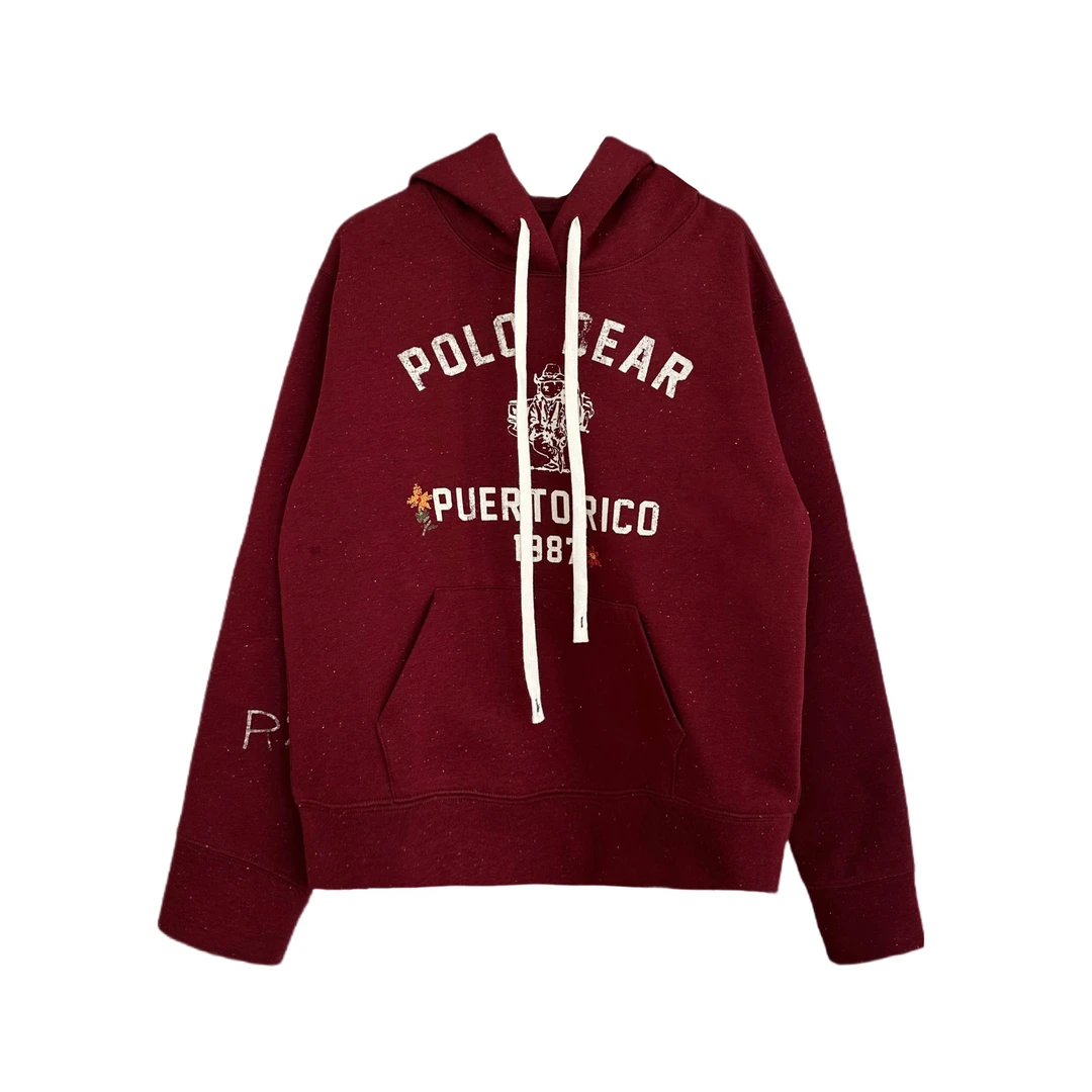 刺绣长袖女款连帽衣卫衣