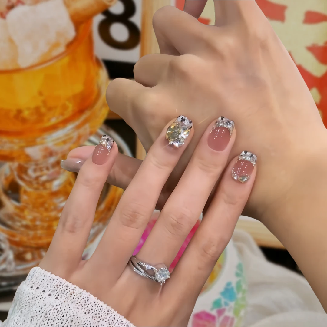 【小豹coco】手工穿戴甲豹纹手绘可拆卸高级感新款猫眼美甲穿戴甲片