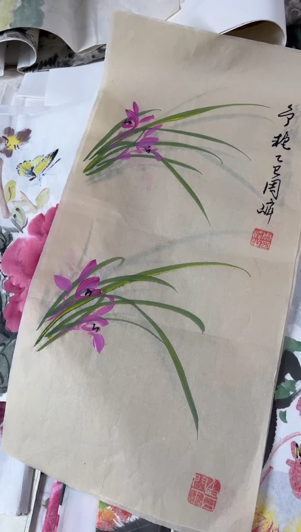 国画11.24国画手绘作品无边框