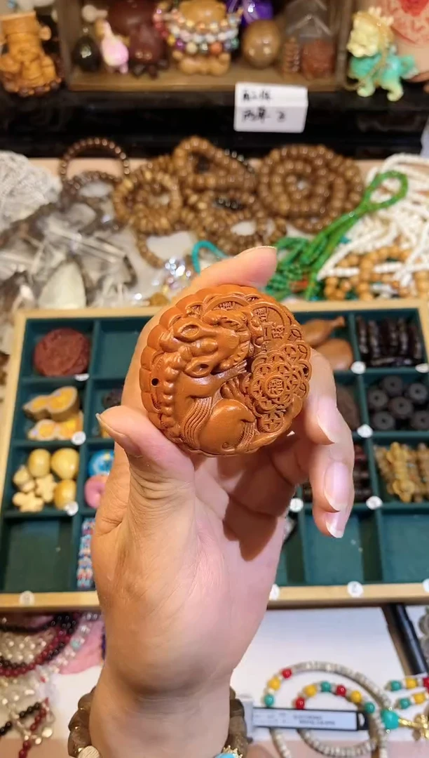 非洲檀香手串/手链桃木平安月饼发1