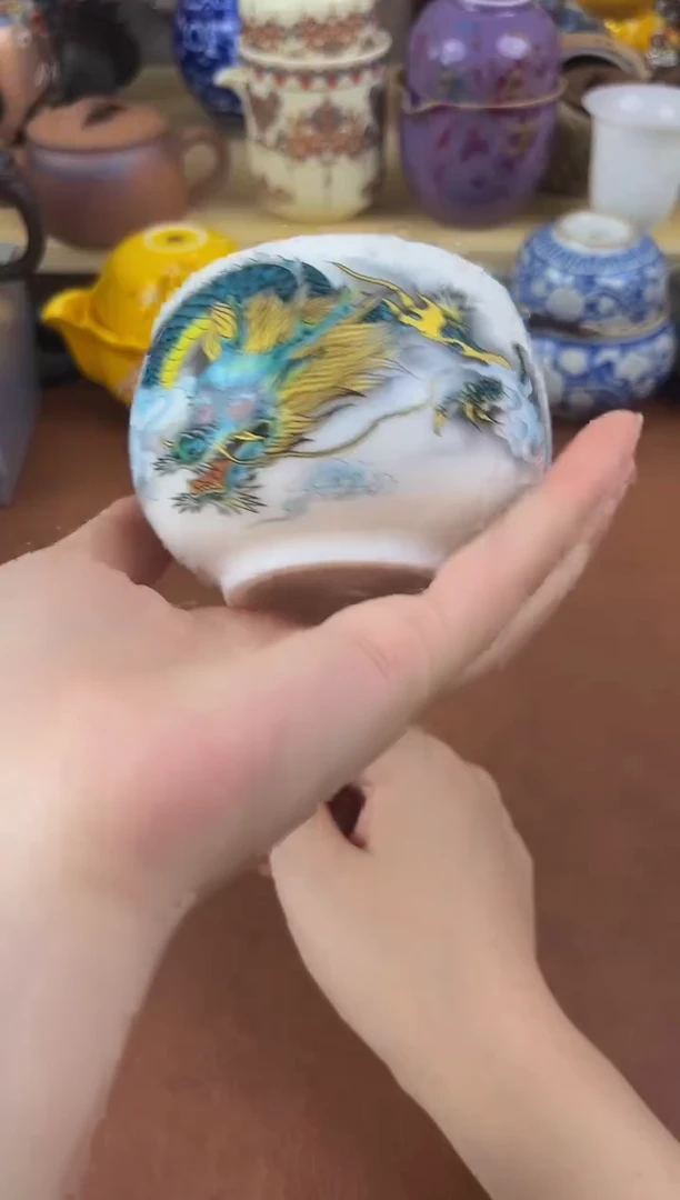 陶瓷茶具摆件旅行套组