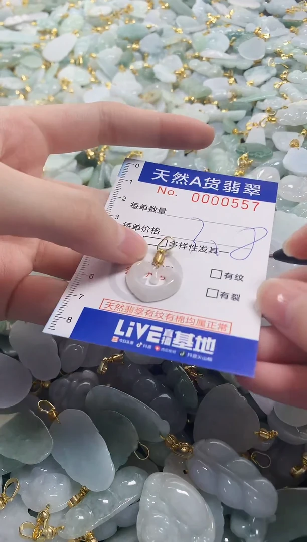 颈饰未镶嵌翡翠天然a货翡翠