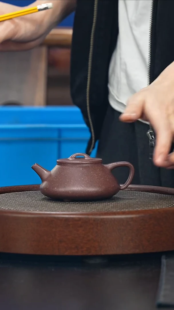 茶壶紫砂全手工微微瑕-463
