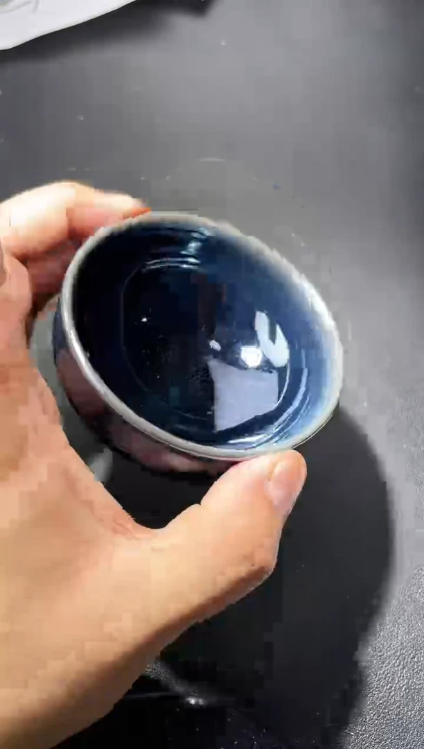 茶盏69叶紫建盏叶紫