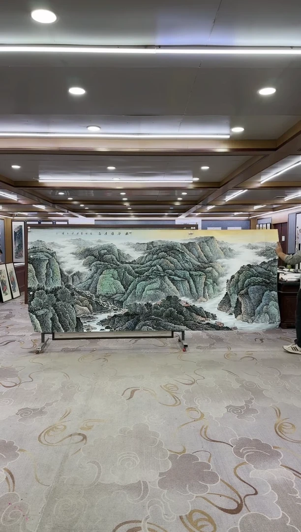 绘画1-张伦玉-大丈二-山水国画