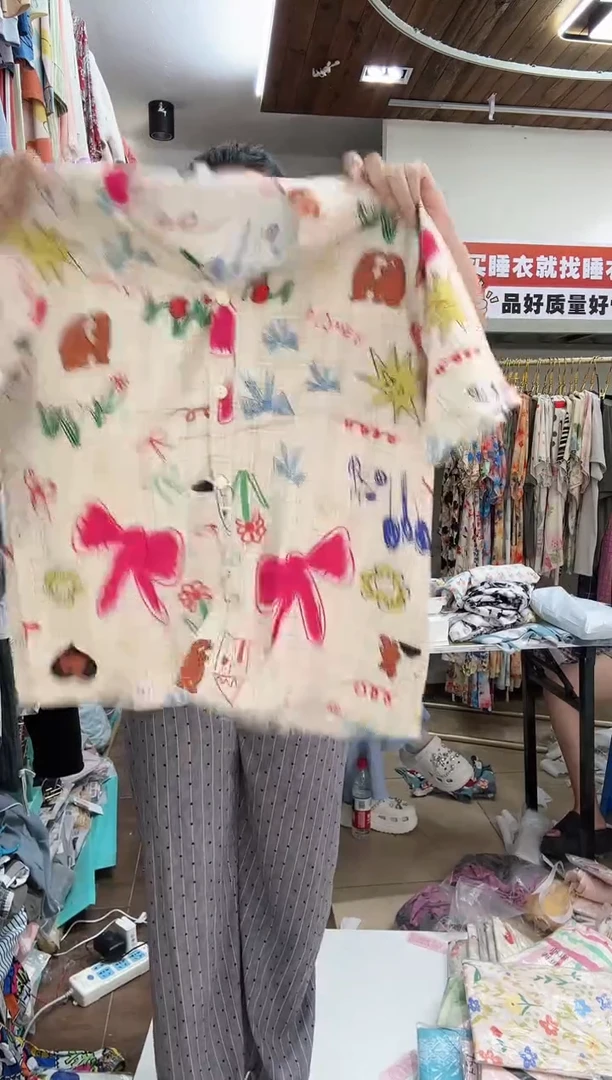 趣味涂鸦短袖短裤L