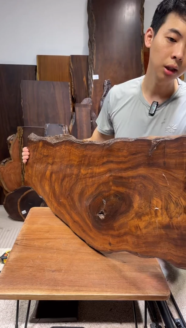 风车木（黑檀木）尺寸90*35*2.5编号007