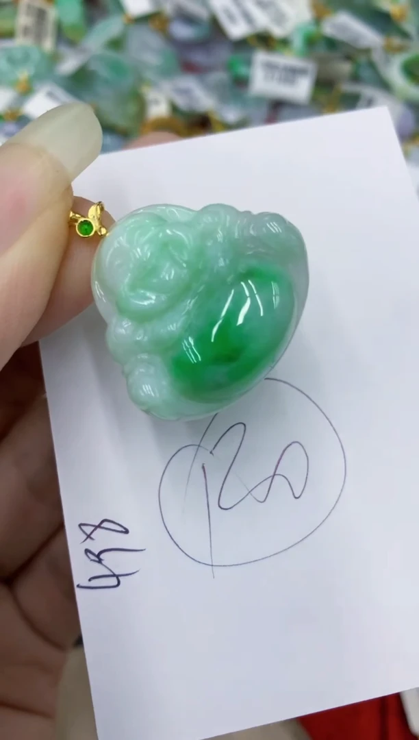 翡翠银S925镶嵌颈饰111111111111