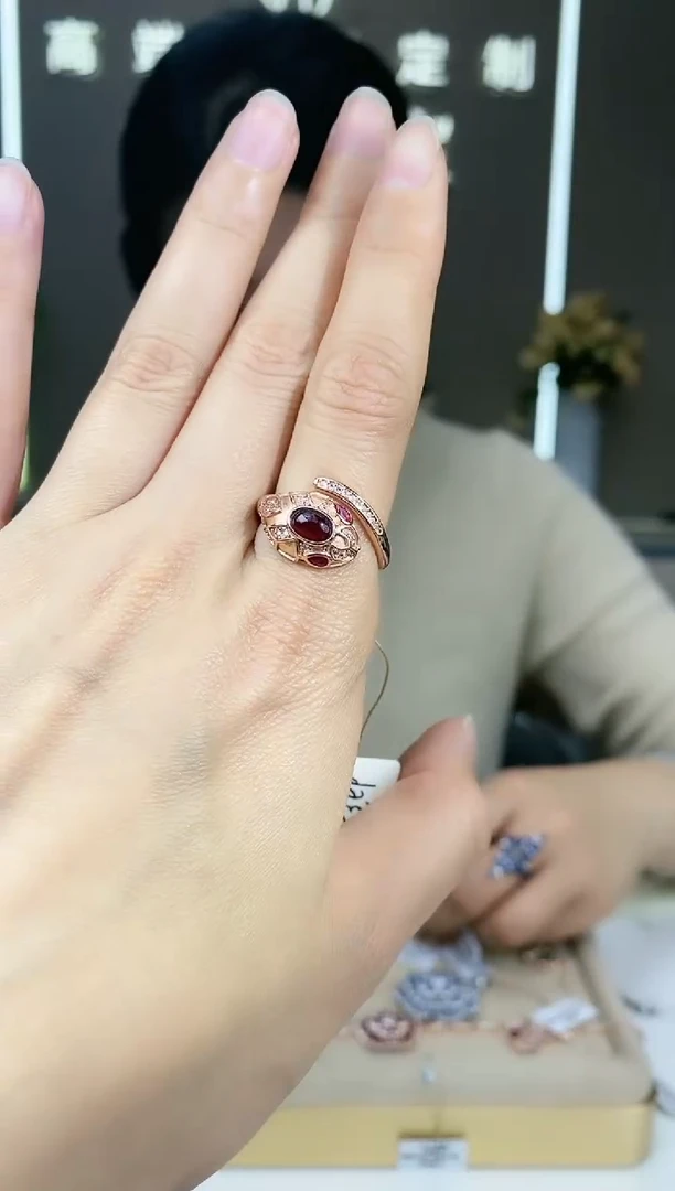 【闪购商品】红宝石手饰银S925镶嵌手饰