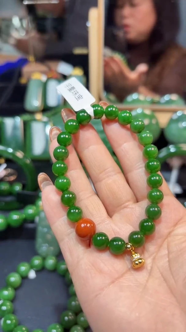 【闪购商品】和田玉（碧玉）手串未镶嵌1