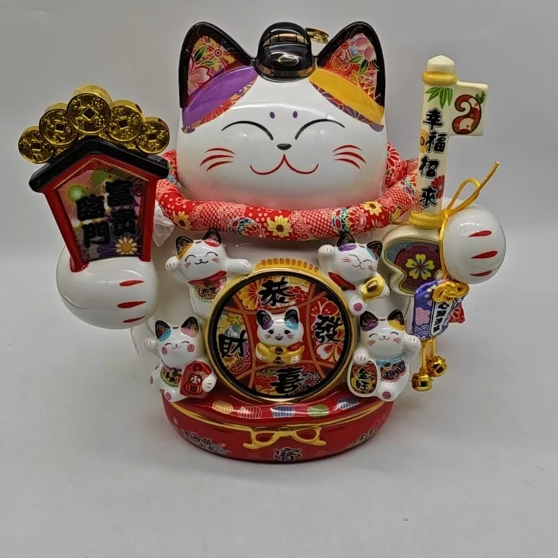 6810 招财猫摆件(高29)C5F