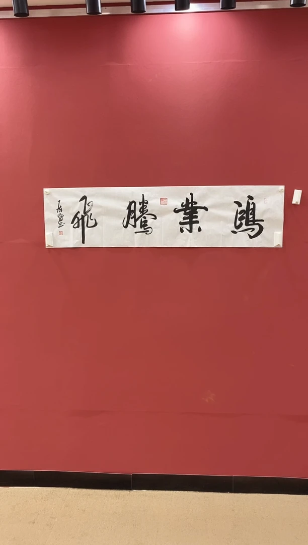 书法鸿业腾飞-雅恒艺术美术馆作品