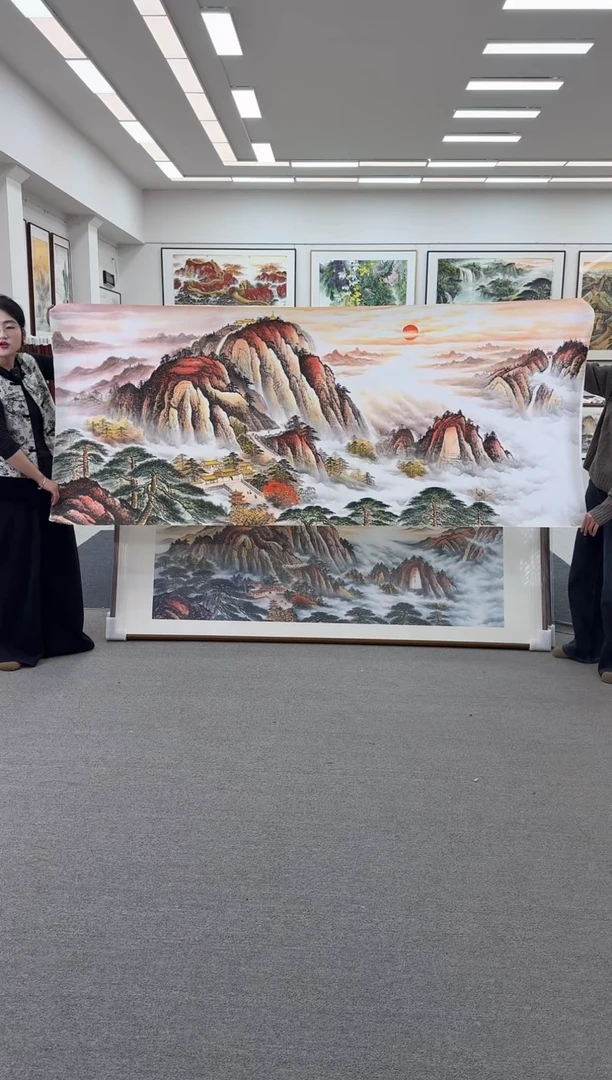 国画手绘  单画芯   235*96