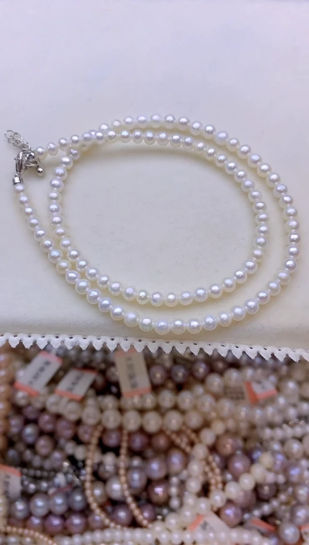 未镶嵌淡水珍珠1小米珠3