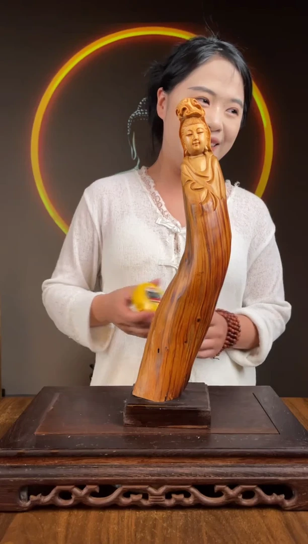 柏木（崖柏）手工摆件,先抢先得! 编号:75