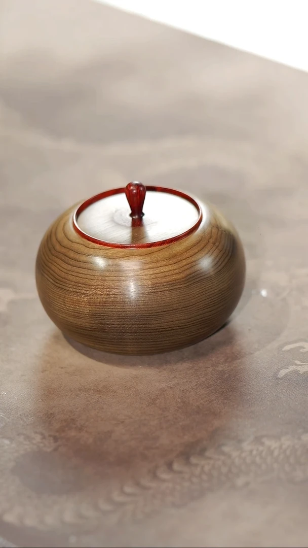 金丝楠679号金丝楠阴沉木茶叶罐