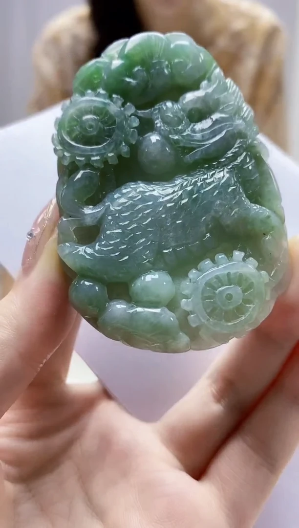 定制翡翠未镶嵌4829jw-毛货挂件17