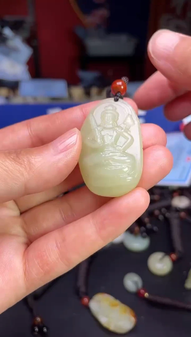 颈饰未镶嵌和田玉123