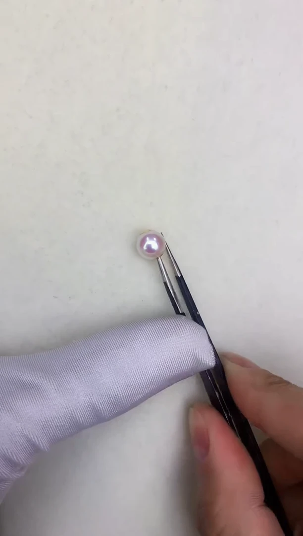 18K金镶嵌DA海水珍珠 GD007 8-8.5 吊坠