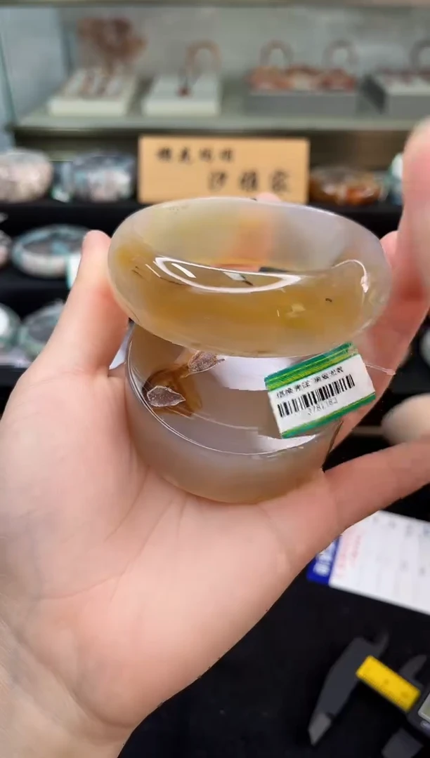 未镶嵌手镯石英质玉64圈口（赠品镯心）3781182