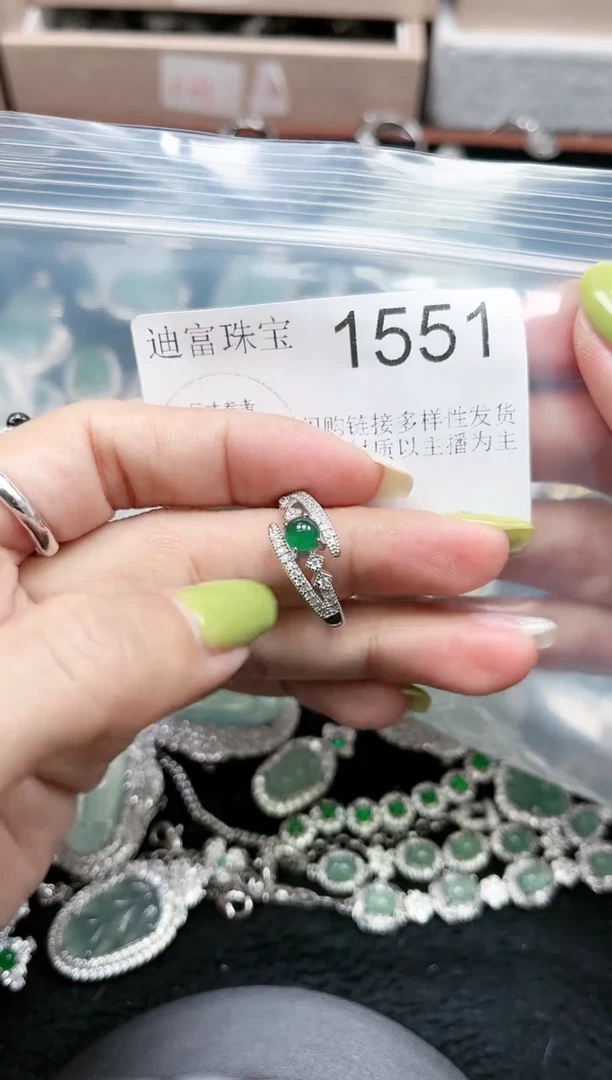 【闪购商品】翡翠颈饰未镶嵌赠皮绳1551