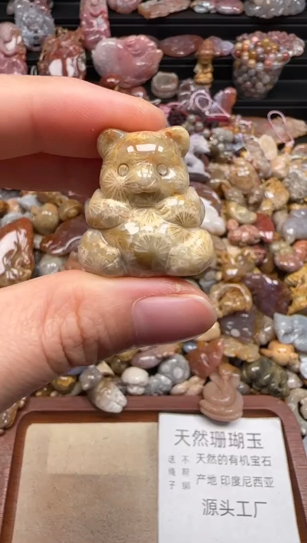 【闪购商品】硅化珊瑚（珊瑚玉）颈饰未镶嵌132