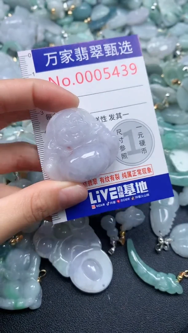 吊坠(不含链)未镶嵌翡翠5439