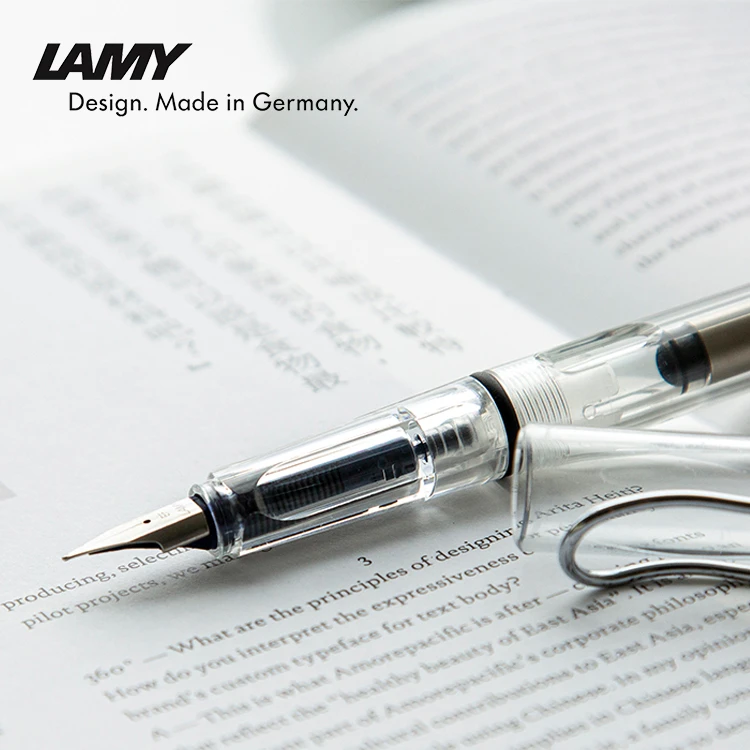 LAMY/凌美官方旗舰店Vsita自信系列透明钢笔墨水笔 自用练字送礼