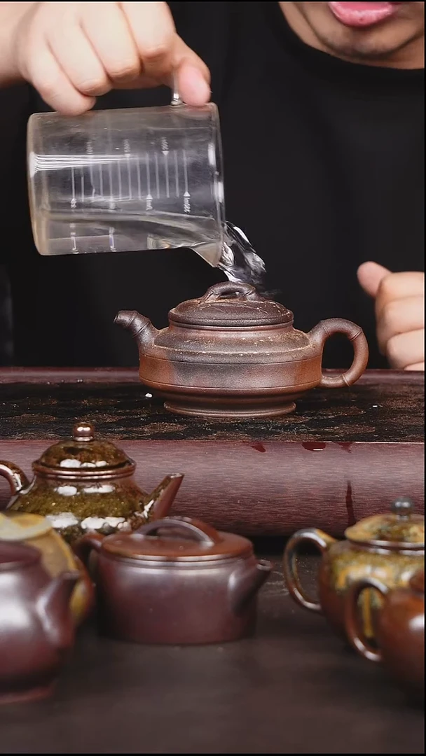 茶壶紫砂柴烧 微瑕壶