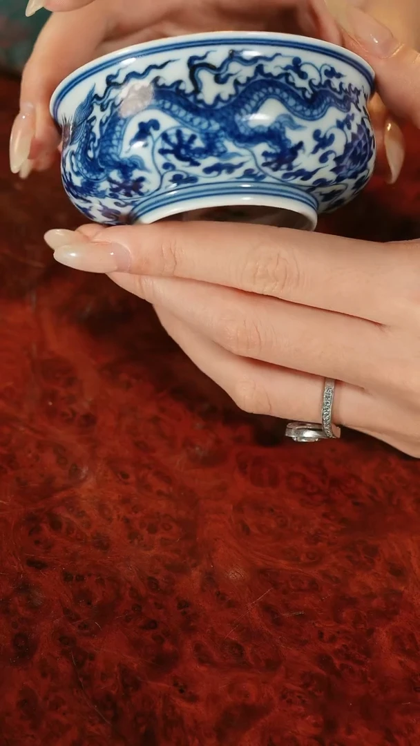 摆件景德镇纯手绘瓷器3号