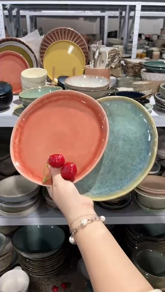 【闪购商品】瓷片外贸尾货瑕疵满20包邮X2 小盘组合