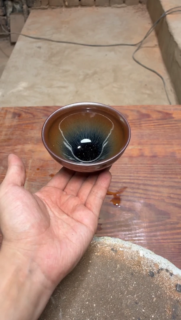 茶盏兔毫建盏换点柴火