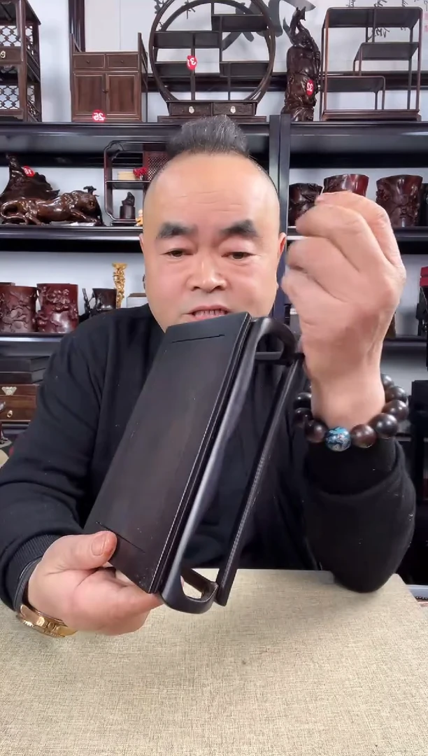 木老李红木工艺品821瑕疵