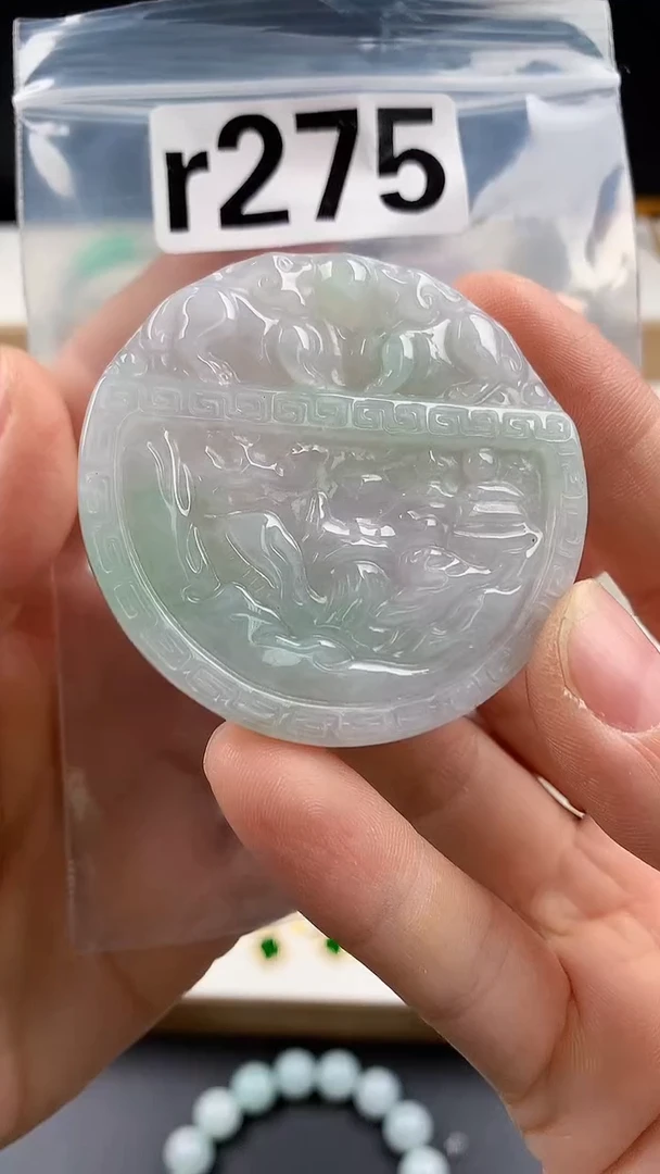 颈饰未镶嵌翡翠天然翡翠吊坠挂件