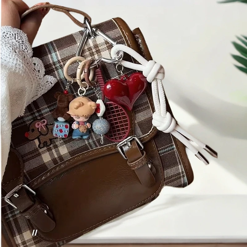 可爱萌粒包挂车挂钥匙挂件