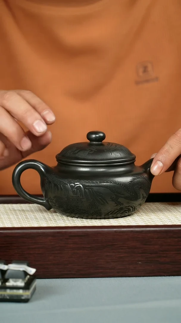 茶壶紫砂 石黄泥料 仿古