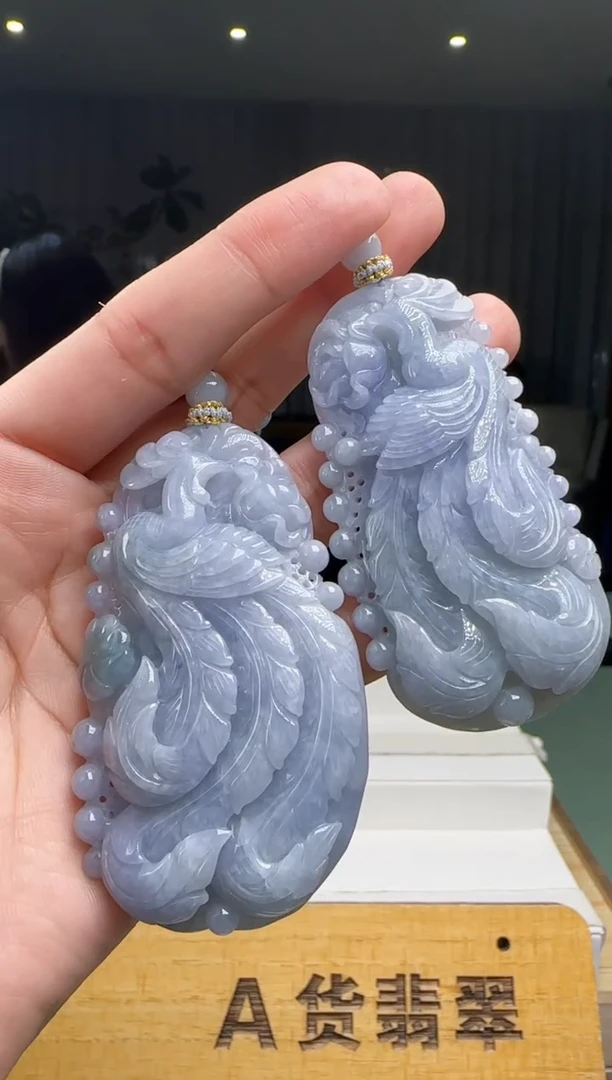 【闪购商品】翡翠颈饰未镶嵌一对XM@@WS1SS02139