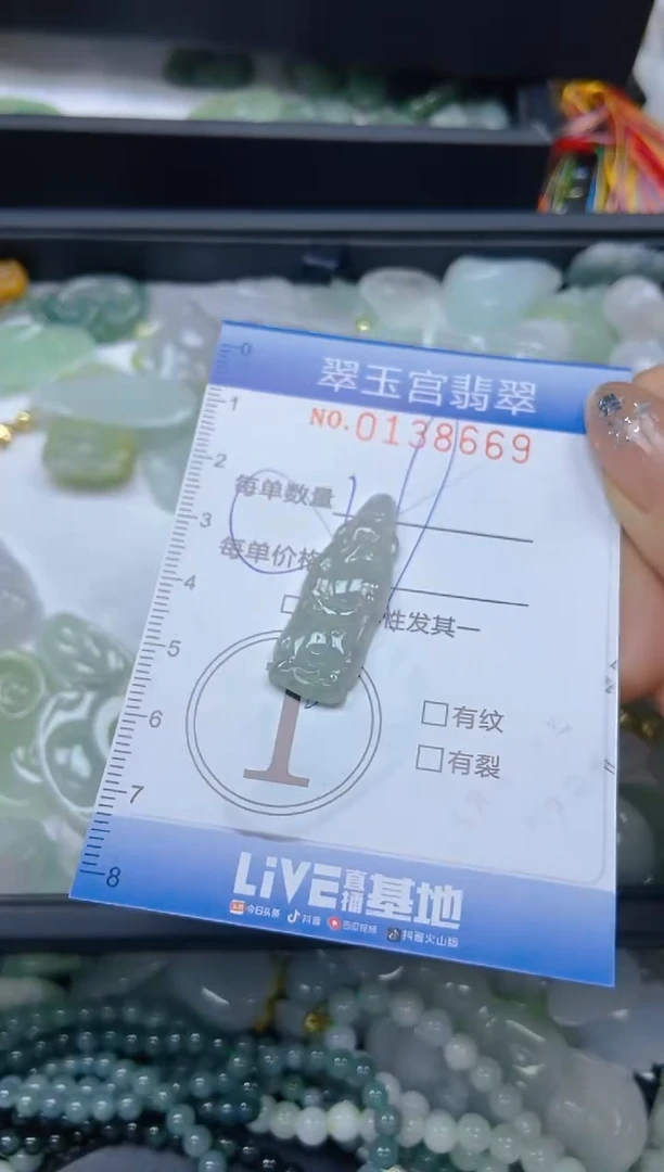 翡翠未镶嵌颈饰闪购0138669