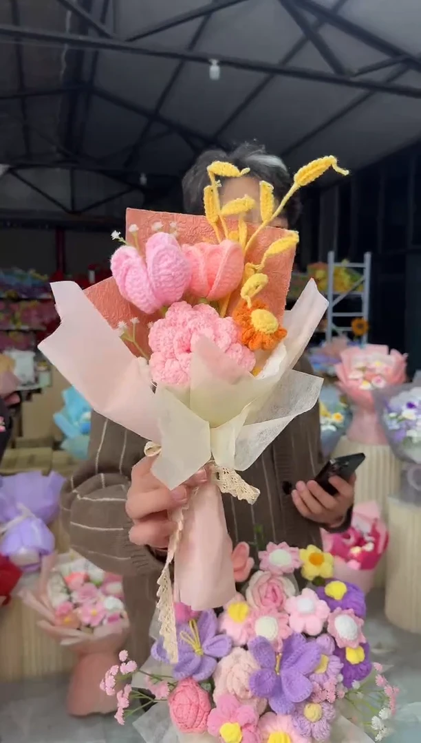 非遗手工花束，孤品清仓！！