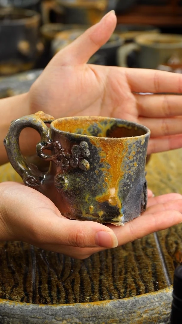 茶壶紫砂零化工釉，天然灰落
