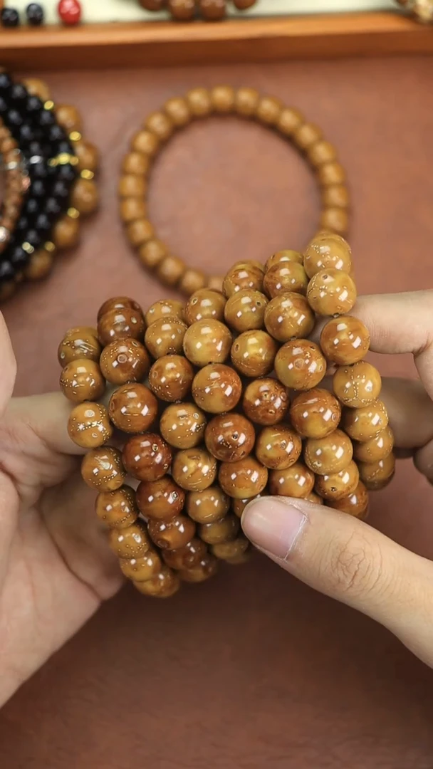 手串紫金鼠紫金鼠火焰纹三叶草纯色11-12MM