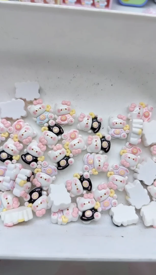 树脂电话kitty小卡一份60个