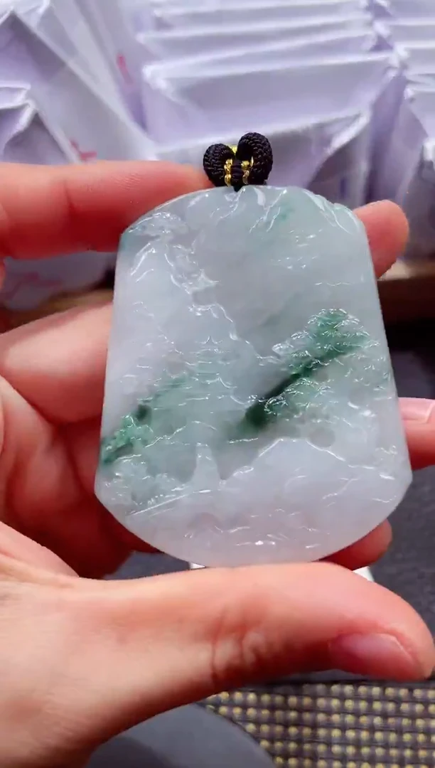 未镶嵌挂件翡翠000888