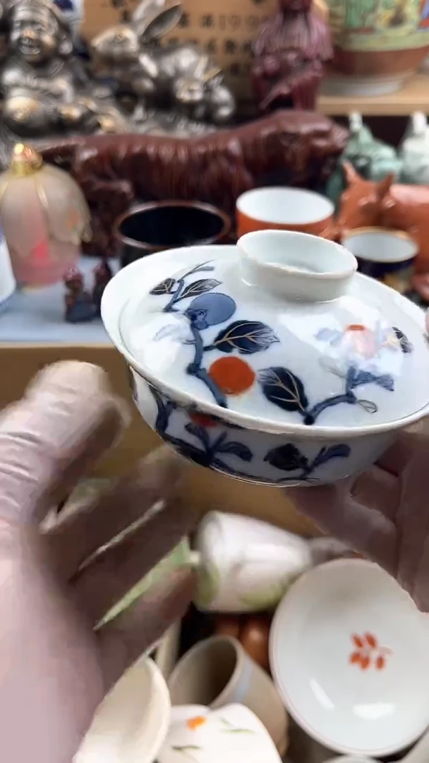瓷片茶英歌瓷器满19.9包邮