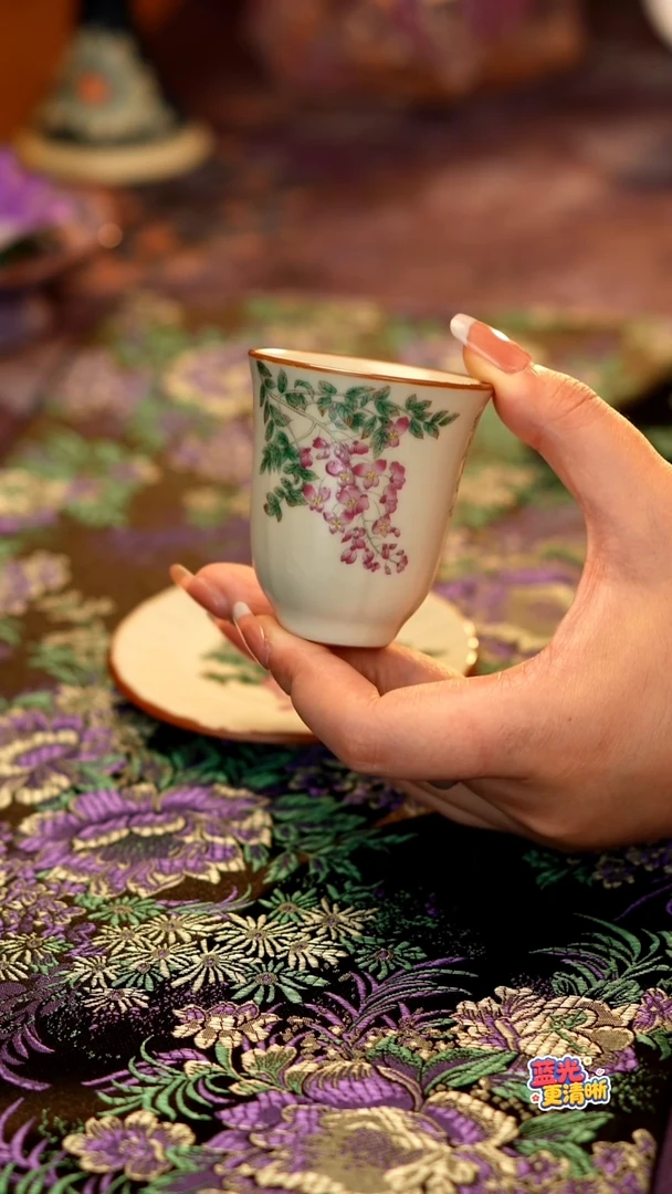 紫藤花闻香杯···········