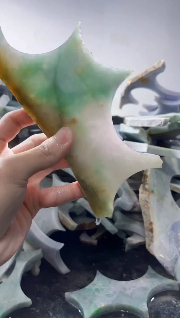 裸石翡翠缅甸翡翠A货文6232