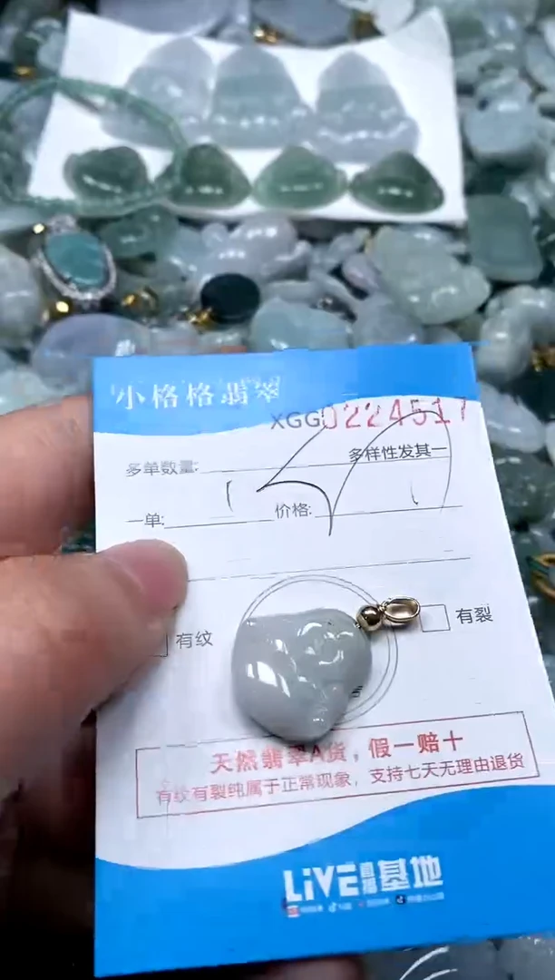 【闪购商品】翡翠颈饰未镶嵌闪购商品0224517