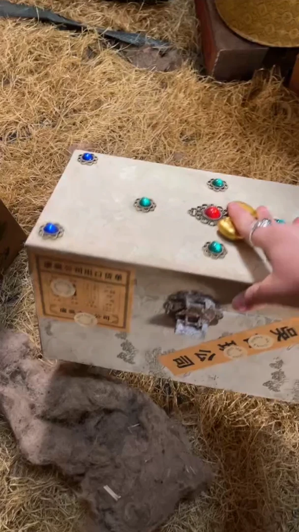 木高端精美浅色山水木盒一件链接